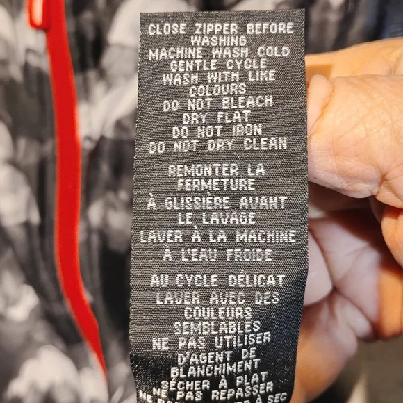 Mondetta Black & White Camo Long Sleeve Stretch Athletic Jacket in Size XL - Picture 8 of 13